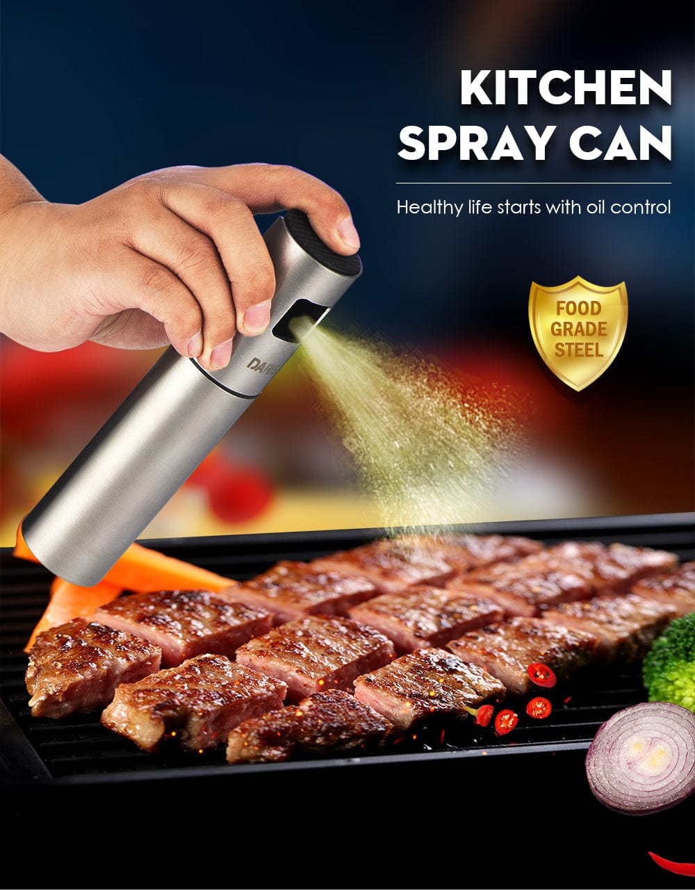 Daris Life Olive Oil Sprayer - Shop best Mops Sets with Bucket, Kitchen tools and more online | DarisLife