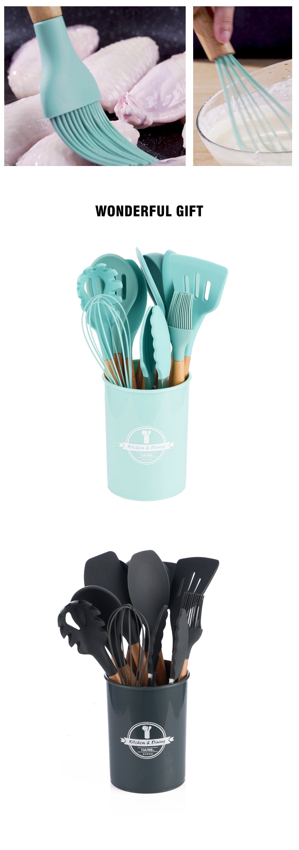 Daris Life Silicone cooking Tools - Shop best Mops Sets with Bucket, Kitchen tools and more online | DarisLife