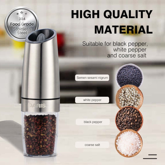 Daris Life Automatic Pepper Salt Grinder - Shop best Mops Sets with Bucket, Kitchen tools and more online | DarisLife