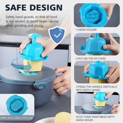 Daris Life Multifunctional Vegetable Cutter Drain Basket - Shop best Mops Sets with Bucket, Kitchen tools and more online | DarisLife